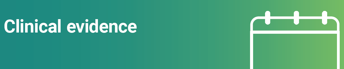 Clinical evidence banner